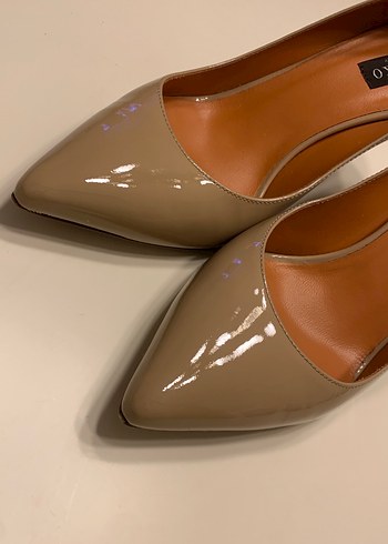Vakko Bej Rugan Stiletto Topuklu Kadın Ayakkabı - Görsel 7