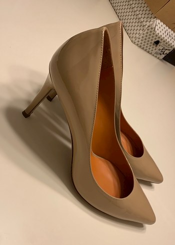 Vakko Bej Rugan Stiletto Topuklu Kadın Ayakkabı - Görsel 3