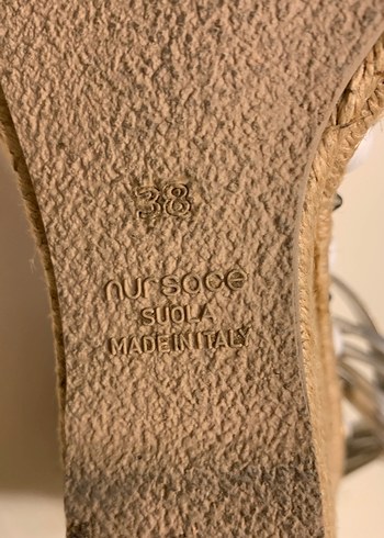 Kadın Altın Renkli Dolgu Topuklu Ayakkabı - Görsel 7