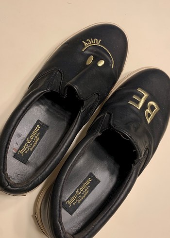 Parlak Nakışlı Siyah  Loafer - Görsel 9