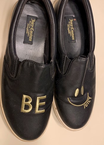 Parlak Nakışlı Siyah  Loafer - Görsel 3