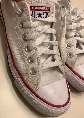 Beyaz Kadın Minimalist Sneaker - Görsel 8