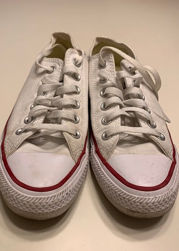 Beyaz Kadın Minimalist Sneaker - Görsel 2