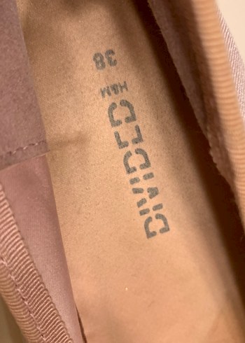 Bej Süet Kadın Dolgu Topuklu Babet - Görsel 4