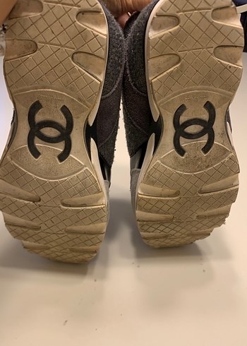 Gri Yüksek Topuklu Spor Kadın Sneakers - Görsel 10