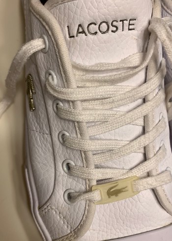 Beyaz Kadın Sneakers - Düz Tabanlı, Bağcıklı - Görsel 11