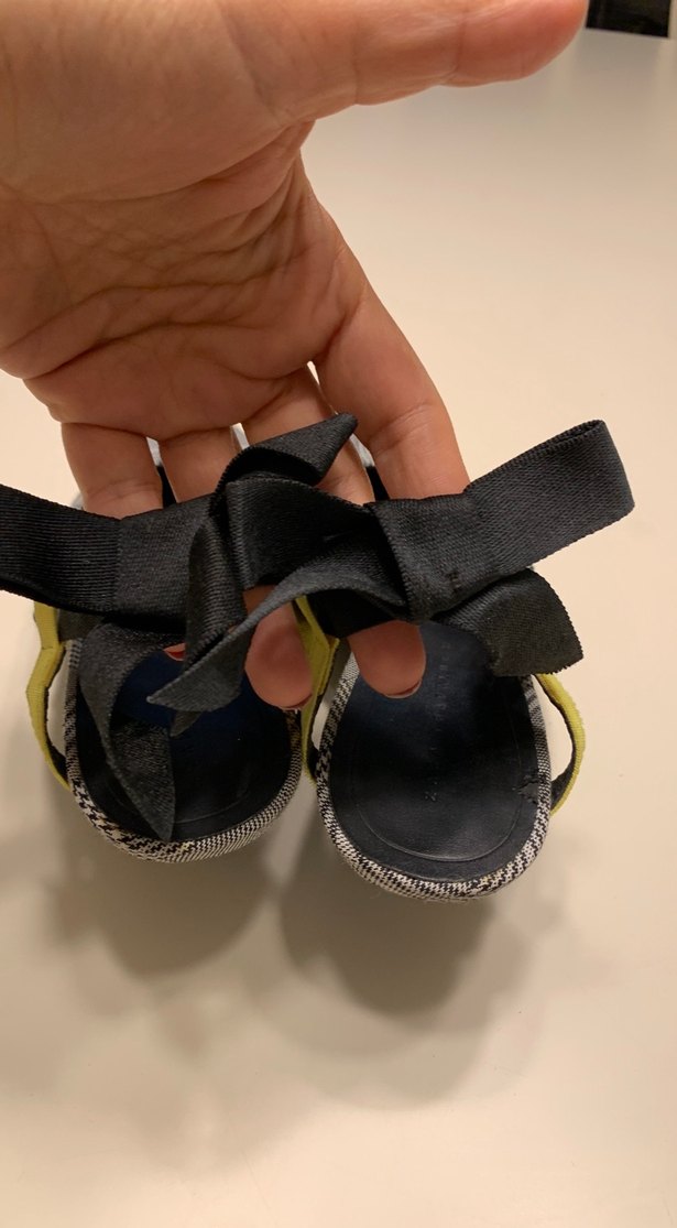 Sarı Bantlı Gri Yılan Desenli Stiletto - Görsel 4