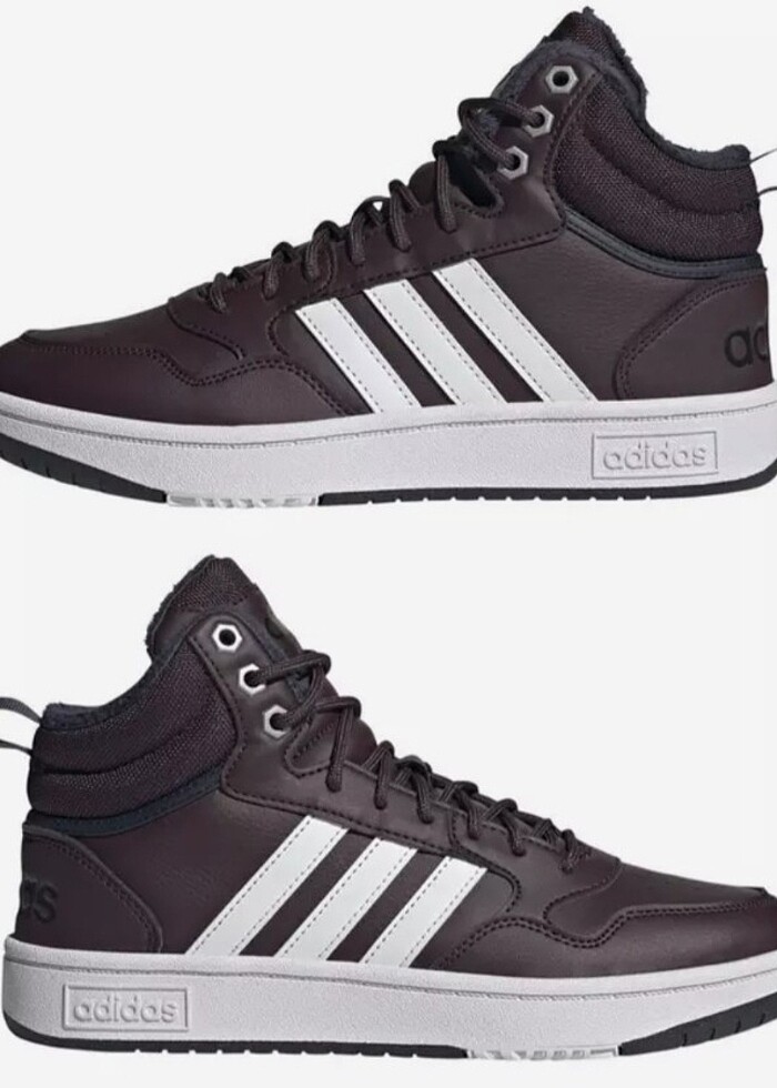 Adidas Hoops 3.0 Mid spor ayakkabı - Görsel 2