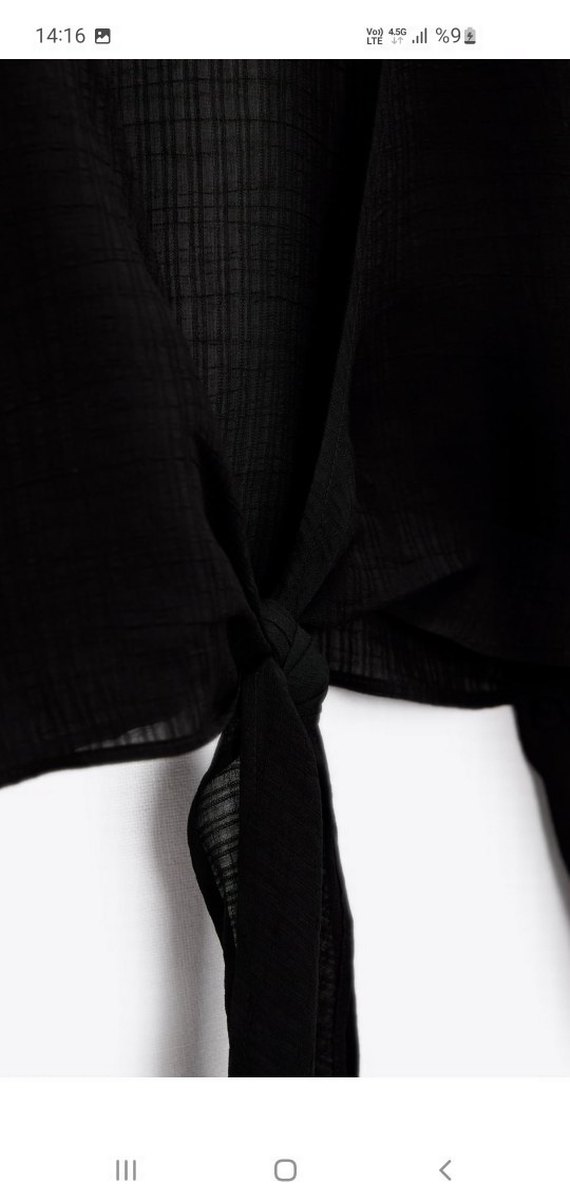 Zara dokulu crop top yeni etiketli - Görsel 5