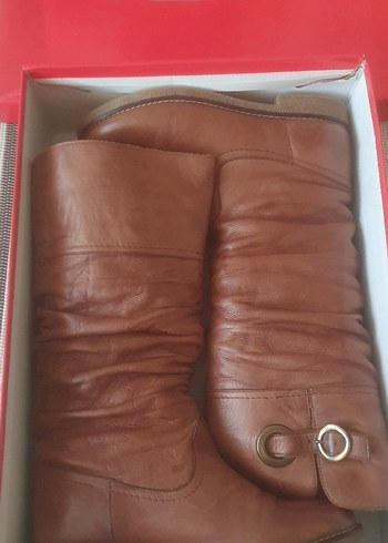 Kemal Tanca kahverengi deri çizme - Görsel 8