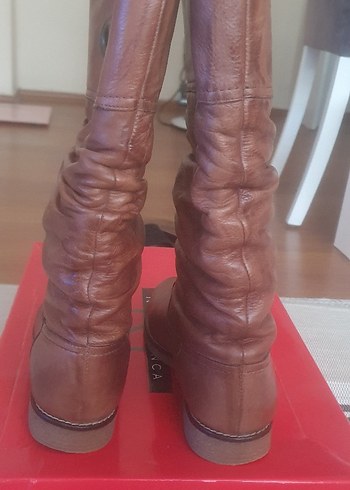 Kemal Tanca kahverengi deri çizme - Görsel 7