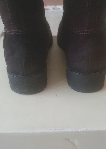 Diesel kahverengi Süet Tokalı Biker Kadın Botu - Görsel 15