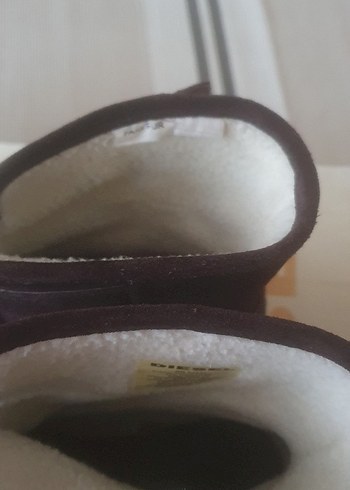 Diesel kahverengi Süet Tokalı Biker Kadın Botu - Görsel 9