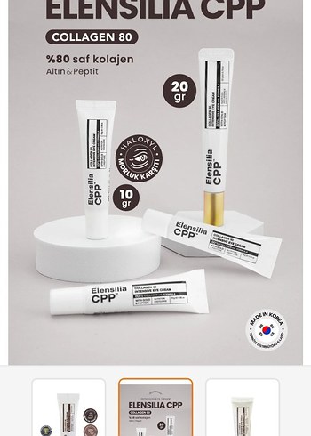 Elensilia CPP Kırışıklık Karşıtı Göz Kremi 10GR - Görsel 2