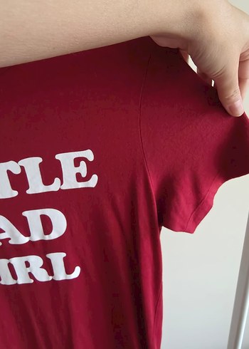 Mango sloganlı Kısa Kollu Kadın Tişört - Görsel 2