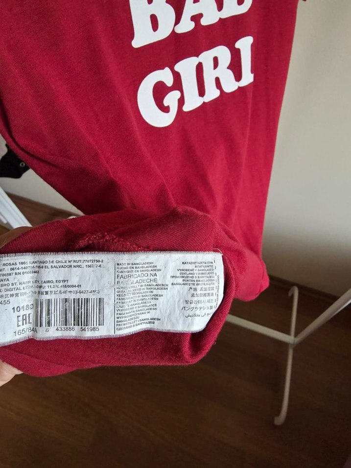 Mango sloganlı  Kısa Kollu Kadın Tişört - Görsel 5