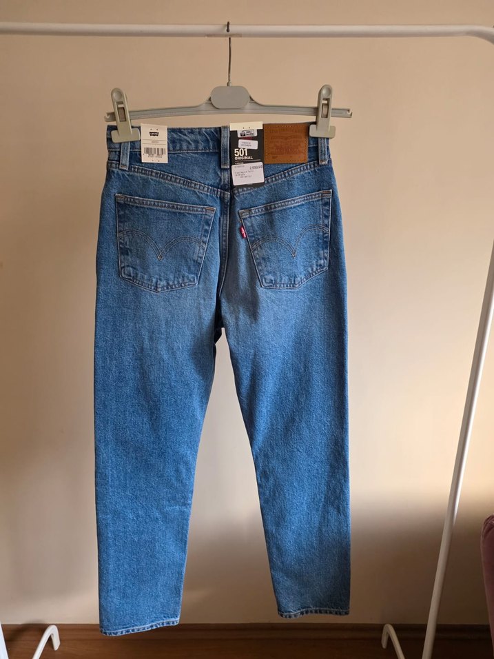 Levis 501 original 26/30 yeni etiketli - Görsel 2