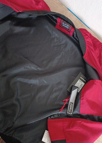 Kırmızı Fermuarlı Erkek Ceket - Görsel 2