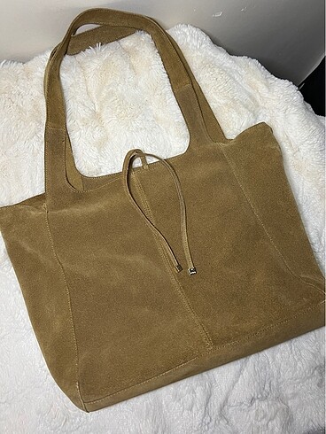 Mango gerçek deri shopper çanta