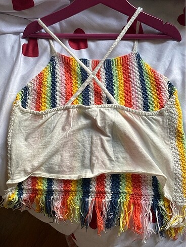 Zara kız çocuk renkli zara crop