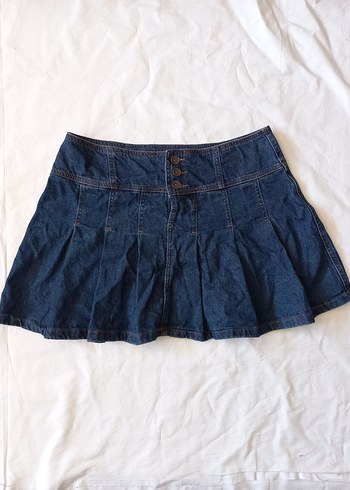 y2k lolita 2000s düşük bel pileli mini kot etek