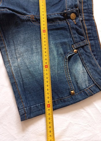 42 Beden lacivert Renk y2k vintage ekstra düşük bel mini kot şort