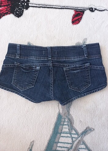 American Vintage y2k vintage düşük bel mini kot jean şort