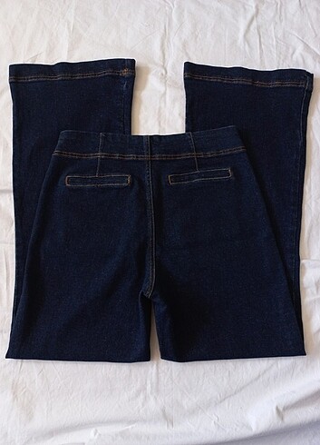 American Vintage y2k vintage 2000s yüksek bel ispanyol paça flare jean kot panto