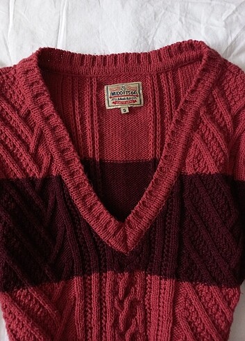 s Beden y2k vintage çizgili kazak bluz body