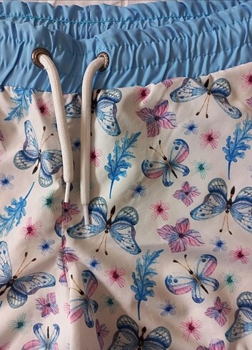 36 Beden y2k lolita coquette kelebekli düşük bel mini şort deniz şortu