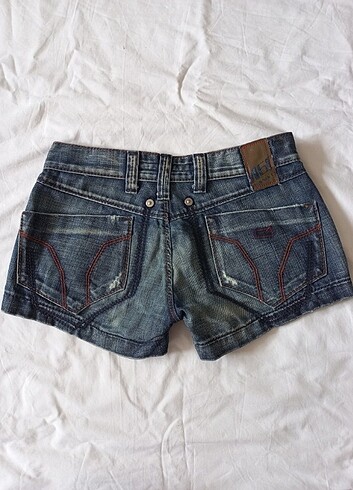 Miss Sixty y2k vintage lolita 2000s düşük bel mini kot şort