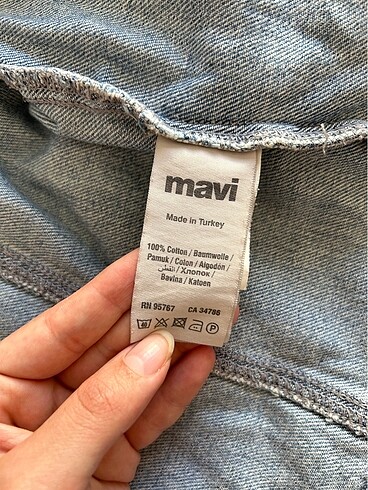 s Beden mavi Renk Mavi jean ceket