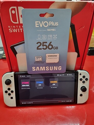 FATURALI ÇİPLİ 256GB NİNTENDO SWİTCH OLED