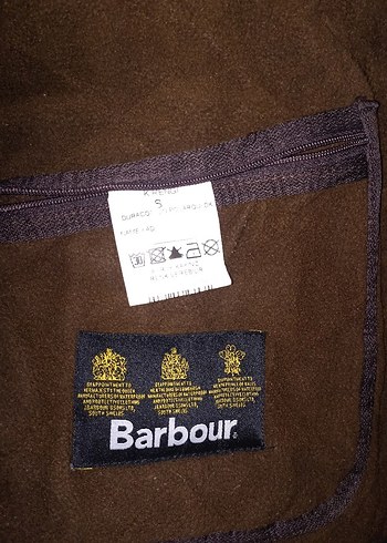 Barbour orijinal içi polarlı Düğmeli Kahverengi erkek Ceket - Görsel 5