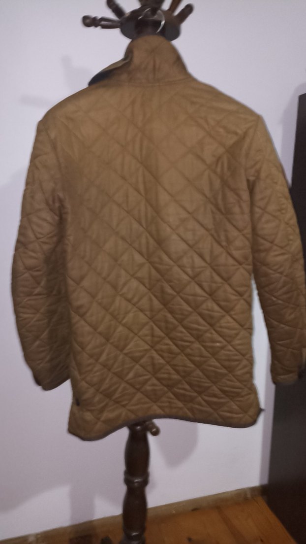 Barbour orijinal içi polarlı Düğmeli Kahverengi erkek Ceket - Görsel 2