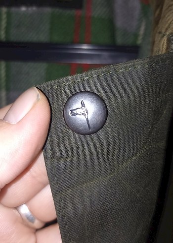 Barbour muadili kaliteli Erkek Vintage Süet Midi Kaban waxlı - Görsel 11