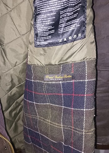 Barbour orijinal Düğmeli Kahverengi Deri Erkek Ceket - Görsel 4