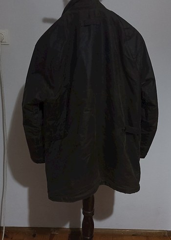 Barbour orijinal Düğmeli Kahverengi Deri Erkek Ceket - Görsel 7