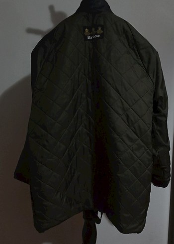 Barbour orijinal Düğmeli Kahverengi Deri Erkek Ceket - Görsel 8