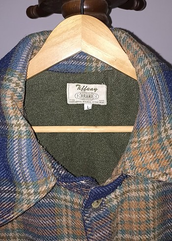 Erkek Ekose Desenli Yün Ceket Tiffany L - Görsel 2