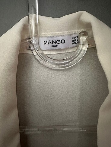 m Beden Mango kolsuz gömlek