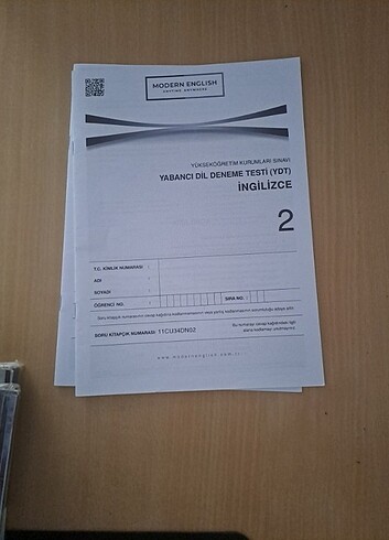  MODERN ENGLISH (YDT) 10 ADET DENEME