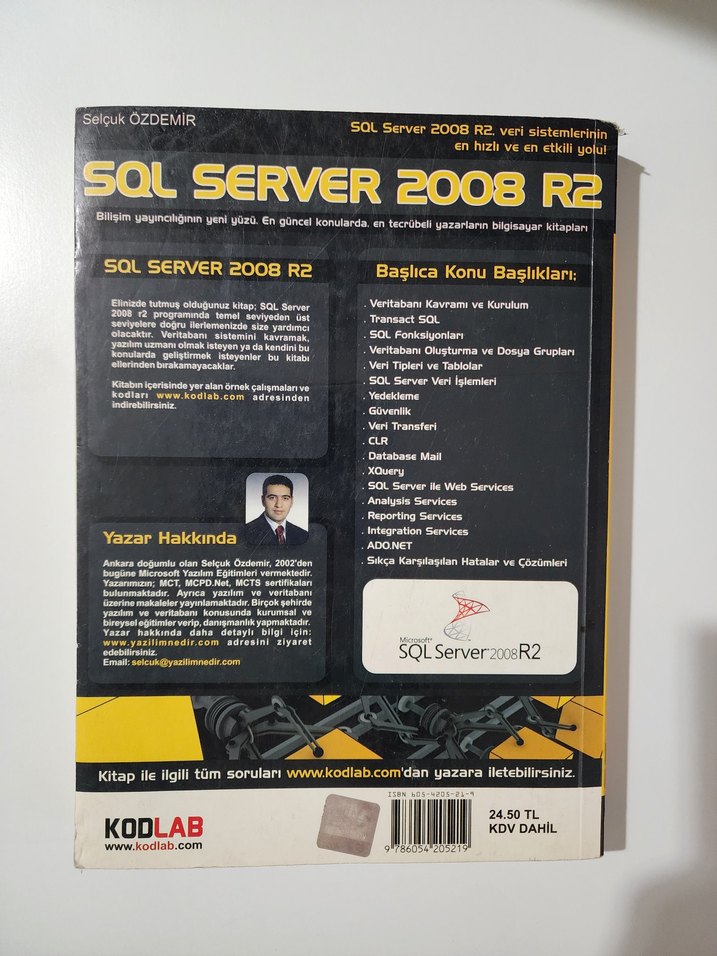 SQL Server 2008 R2 Kitabı Selçuk Özdemir - Görsel 2