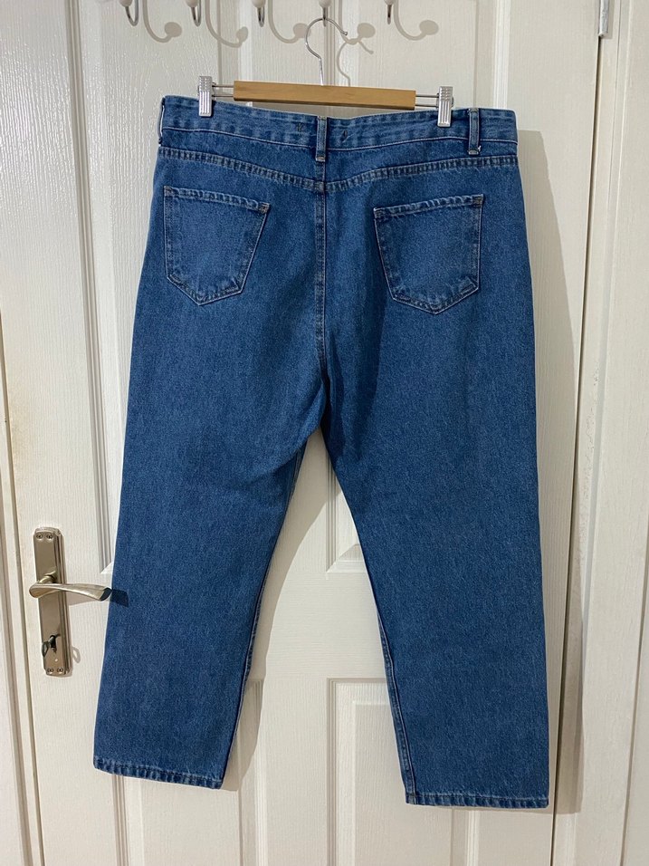 Mavi Normal Boy Kadın Kot Pantolon - Görsel 2