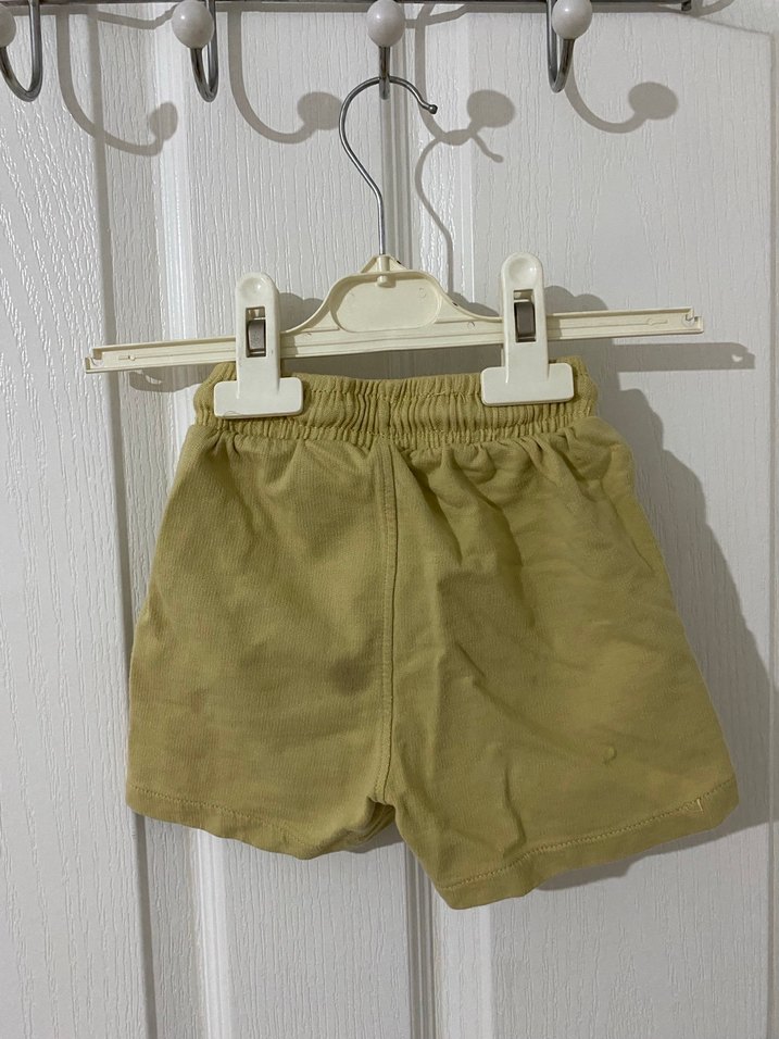 Bej Keten Erkek Çocuk Şort - Görsel 2