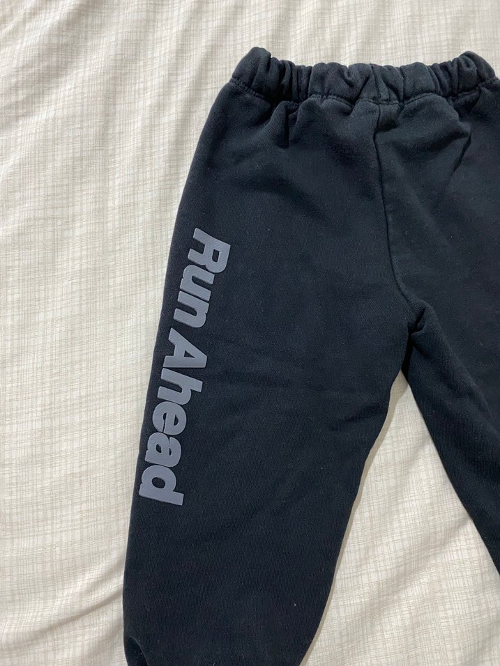 Erkek Çocuk Siyah Rahat Kesim Eşofman Altı - Görsel 3