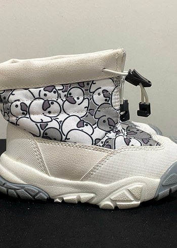 Erkek Çocuk Beyaz Baskılı Spor Bot - Görsel 2