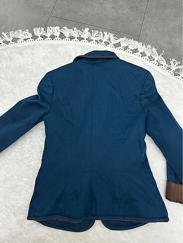 xs Beden lacivert Renk Adil Işık blazer ceket belden oturmalı