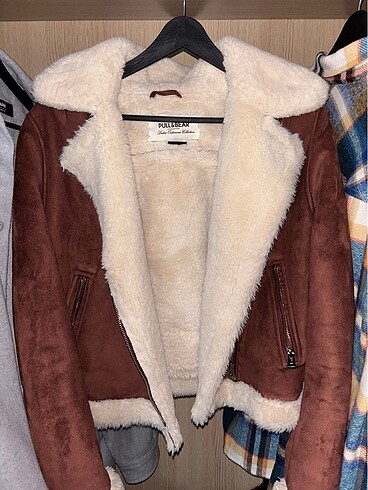 Pull And Bear İçi kürk kaban mont