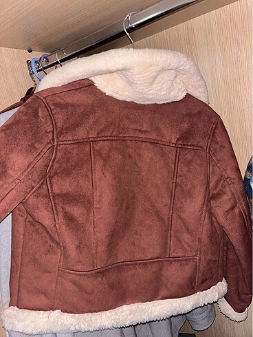 s Beden Pull And Bear İçi kürk kaban mont